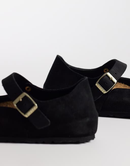 Birkenstock - Mantova - Babies en daim - Noir, 2 de 4