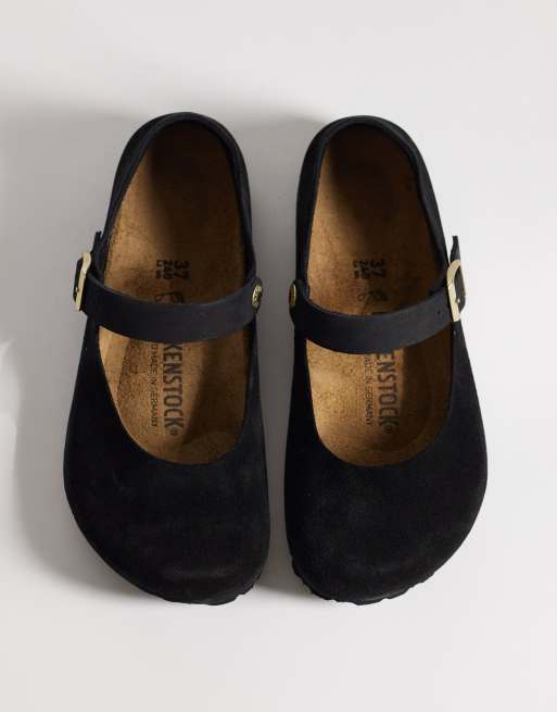 Birkenstock - Mantova - Babies en daim - Noir, 3 de 4