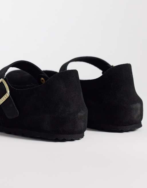 Birkenstock - Mantova - Babies en daim - Noir, 4 de 4