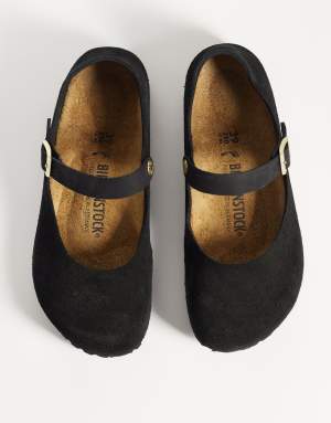 Birkenstock Mantova Mary Jane in black suede