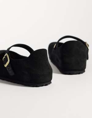 Birkenstock Mantova Mary Jane in black suede
