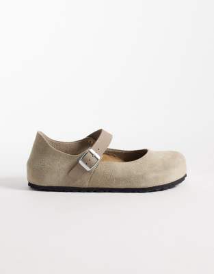  Mantova Mary Jane in taupe suede