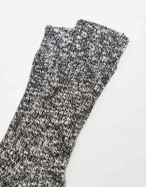Birkenstock – Menswear – Socken aus geflammter Baumwolle in Grau, 3 von 3