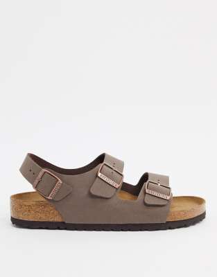 Birkenstock Arizona Sandals In Mocha Suede, $68, Asos