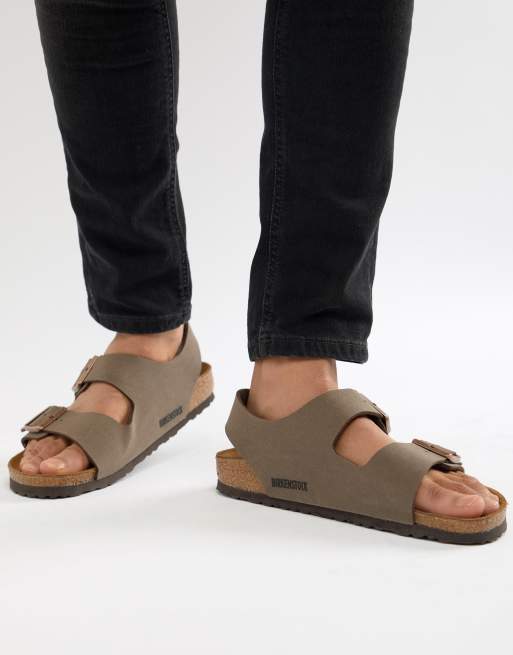 Birkenstock Milano Birko Flor Nubuck Sandals Asos