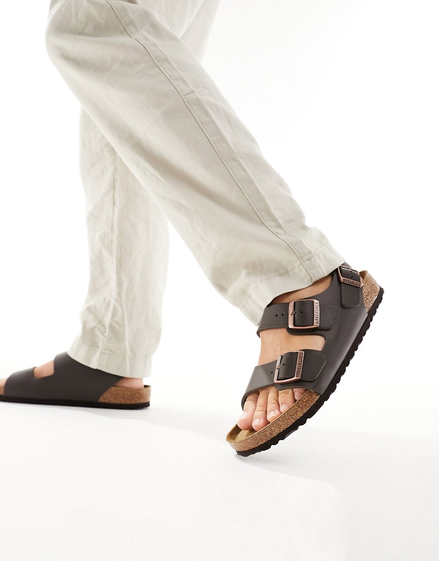 Birkenstock Milano birko-flor sandals in brown