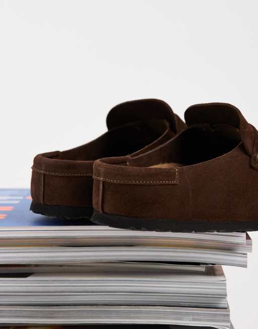 Birkenstock – Naples – Loafers i mocka med omlottdesign, 3 av 4