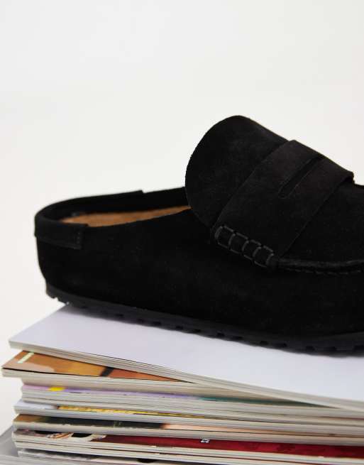 Birkenstock Naples wrapped loafer in black suede, 4 of 4