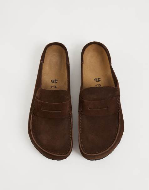 Birkenstock Naples wrapped loafer in carafe suede - view 1