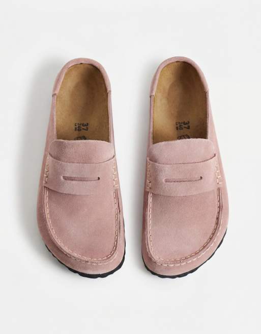 Birkenstock Naples wrapped loafers in pink clay suede, 5 of 7