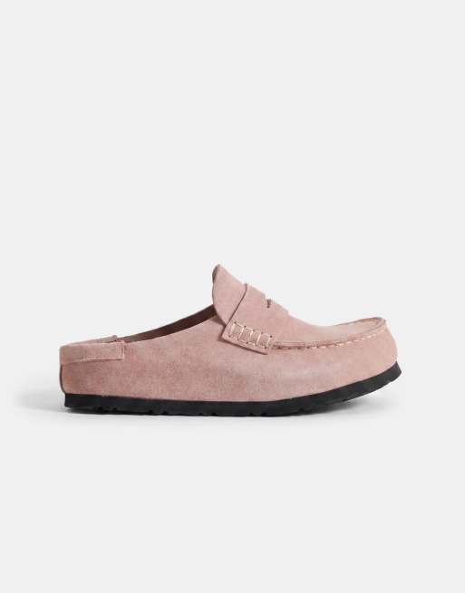 Birkenstock Naples wrapped loafers in pink clay suede, 6 of 7