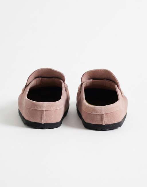 Birkenstock Naples wrapped loafers in pink clay suede, 7 of 7