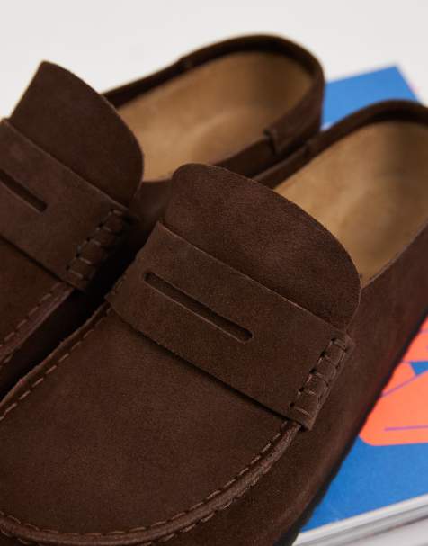 Birkenstock - Naples Wrapped - Mocasines marrones de ante - view 1