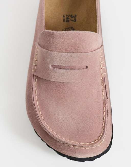 Birkenstock - Naples Wrapped - Mocasines rosa arcilla de ante, 8 de 8