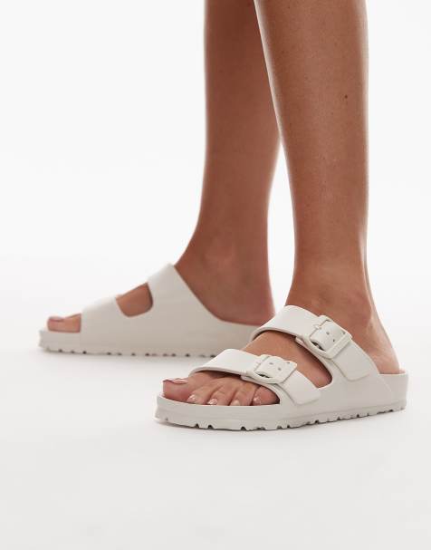 Birkenstock - Narrow Fit - EVA Arizona - Æggeskalshvide sandaler - view 1