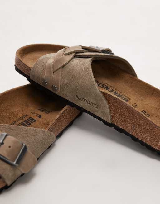 Birkenstock Oita Braided suede sandals in taupe, 2 of 4