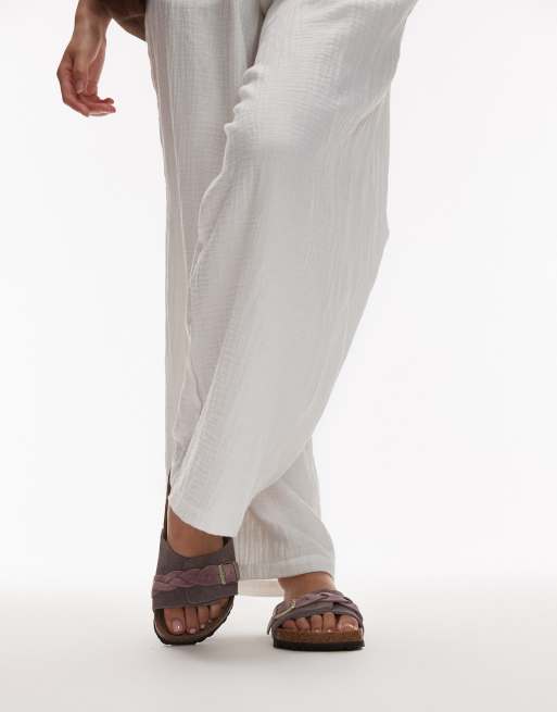 Birkenstock - Oita - Sandales avec bride effet tressé - Violet décoloré, 4 de 4