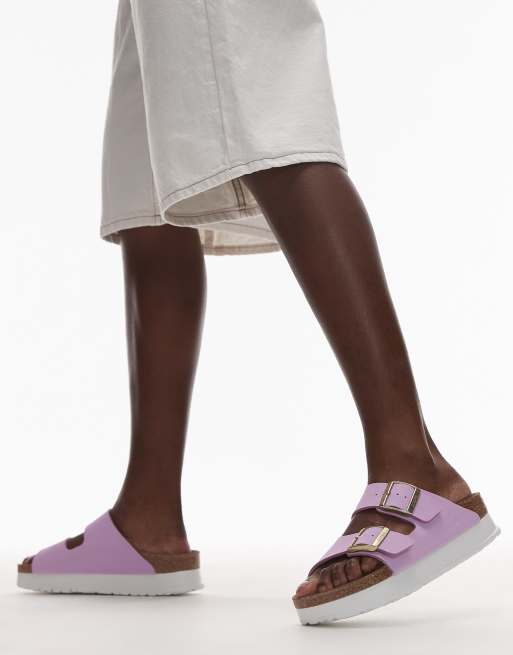 Birkenstock – Papillio Arizona Flex – Plateau-Sandalen in Rosa, 3 von 4