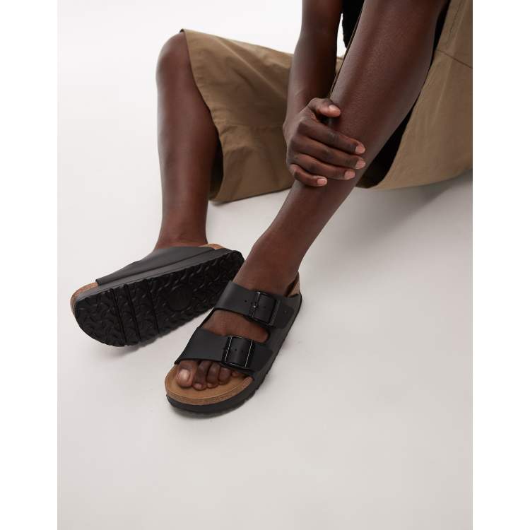 Birkenstock Papillio Arizona flex platform sandal in black ASOS
