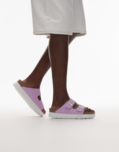 Birkenstock – Papillio Arizona Flex – Rosa sandaler med platå - view 1