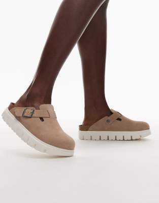  Papillio Boston platform clogs in sand