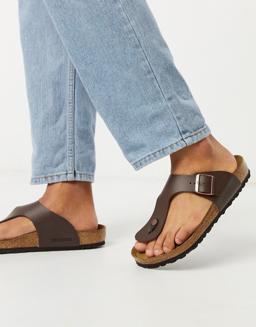 Birkenstock – Ramses Birko-Flor – Mörkbruna sandaler