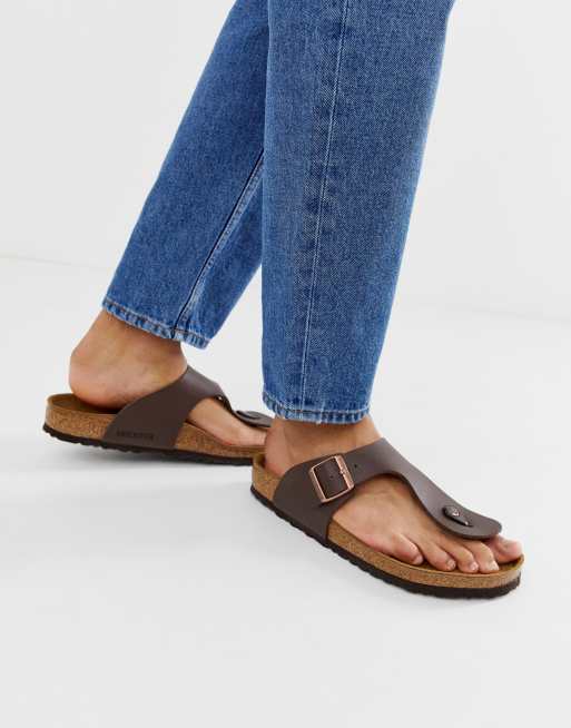 Birkenstock Ramses Birko Flor Sandalen in Dunkelbraun ASOS