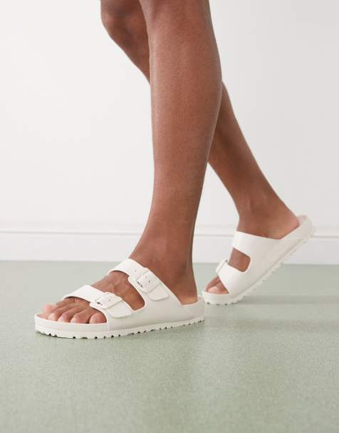 Birkenstock Regular Fit Arizona EVA Sandals in eggshell - view 1