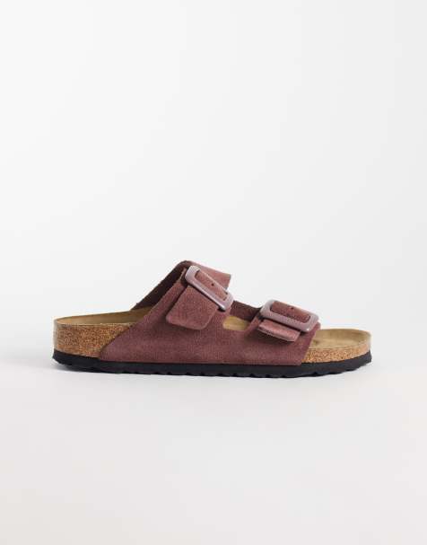 Birkenstock - sandalias Arizona de corte estrecho en pepper - view 1