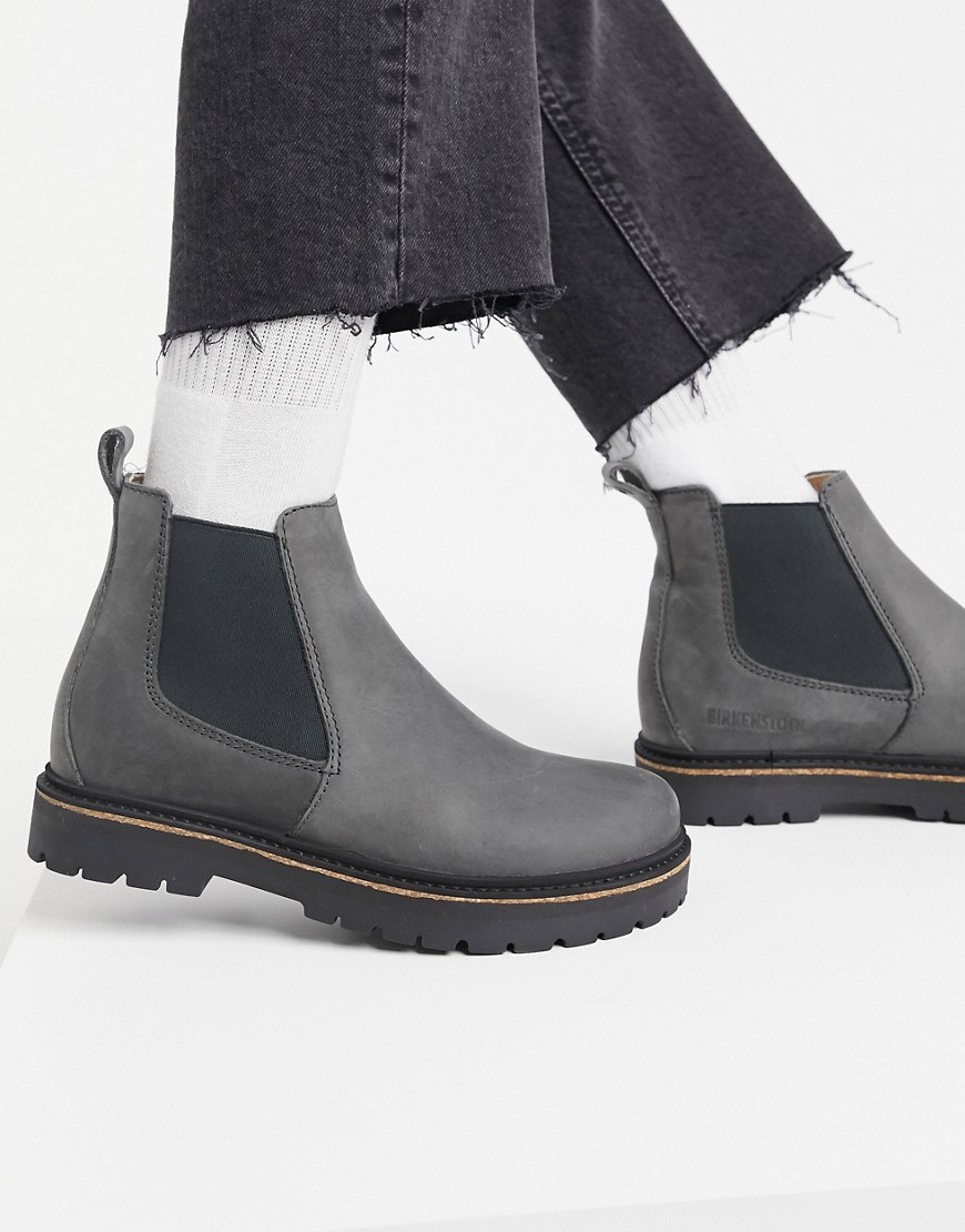 Birkenstock Stalon ankle boots in graphite-Grey