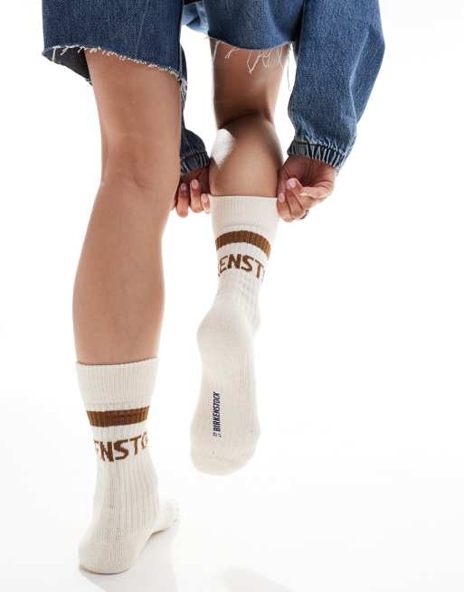 Birkenstock Tennis cotton unisex socks in beige, 2 of 4