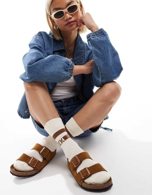 Birkenstock Tennis cotton unisex socks in beige, 4 of 4