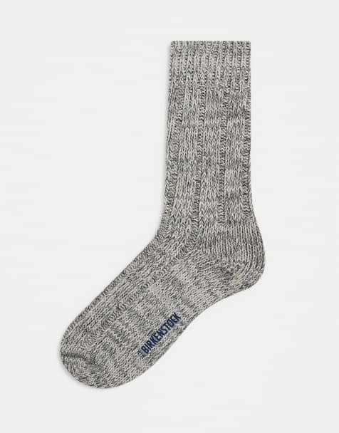 Birkenstock - Tøj til kvinder - Meleret lysegrå sokker - view 1