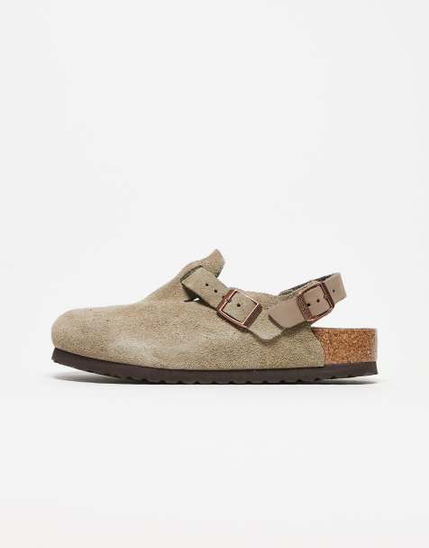 Birkenstock - Tokio - Scarpe unisex in camoscio color talpa - view 1