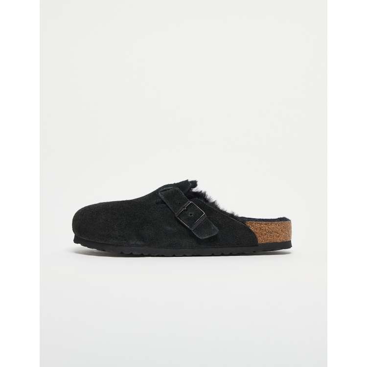 Shearling Birkenstock Clogs Birkenstocks With Fuzzy Socks