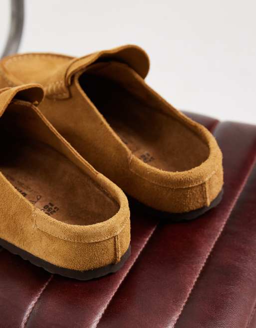 Birkenstock Unisex-Clogs Naples aus Wildleder in Korkbraun, 4 von 4