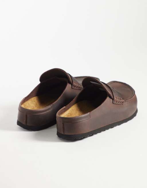 Birkenstock Unisex-Napfleder-Clogs in Habana-Braun, 3 von 4