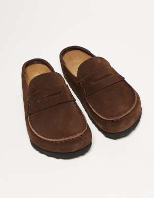 Birkenstock - Unisex - Naples - Loafer aus Wildleder in Carafe mit gewickeltem Detail-Brown