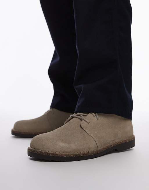 Birkenstock Uppsala lace up boots in taupe ASOS