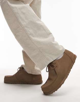 Birkenstock Birkenstock Utti lace shoe in gray taupe-Neutral