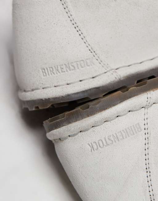 Birkenstock Utti Lace suede shoes in antique white suede, 4 of 4