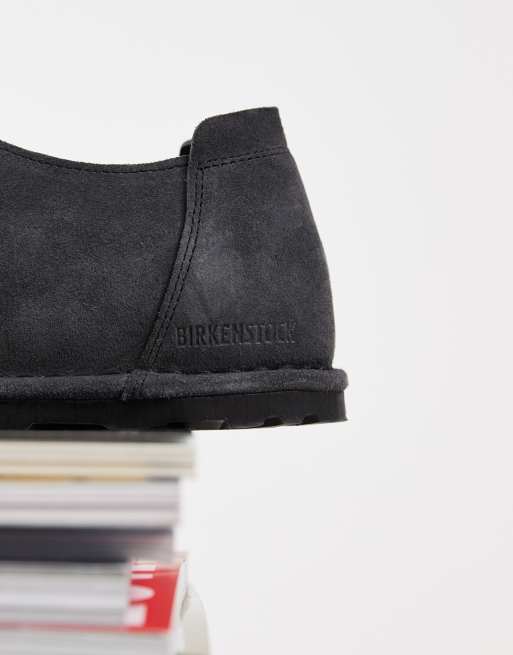 Birkenstock Utti Lace suede shoes in charcoal, 4 of 4