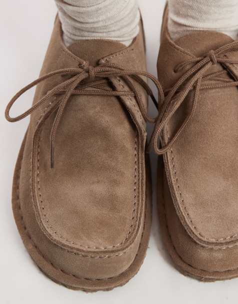 Birkenstock Utti Lace suede shoes in grey taupe - view 1