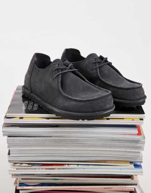 Birkenstock Utti snøresko i ruskind i kulgrå, 2 af 4