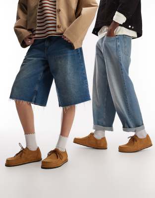 Birkenstock - Utti - Unisex-Schuhe aus Wildleder in Korkbraun mit Schnürung-Brown