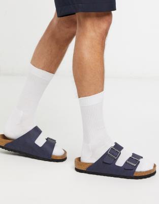 white nike socks with birkenstocks