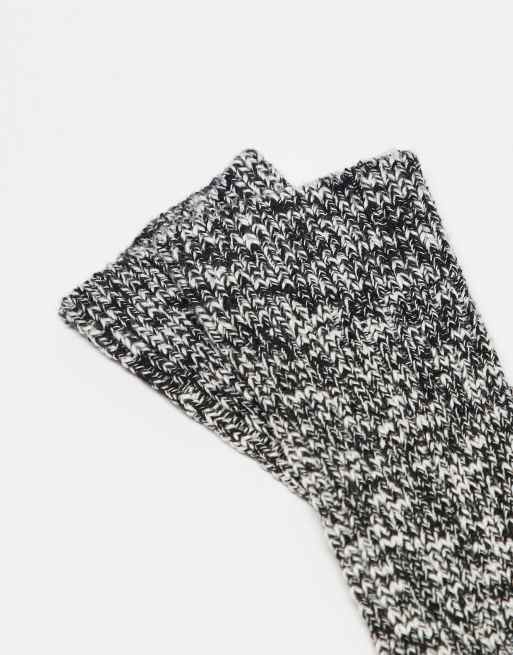 Birkenstock womenswear slub cotton sock in grey, 2 of 3