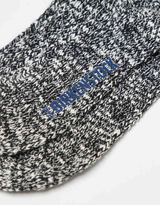 Birkenstock womenswear slub cotton sock in grey, 3 of 3