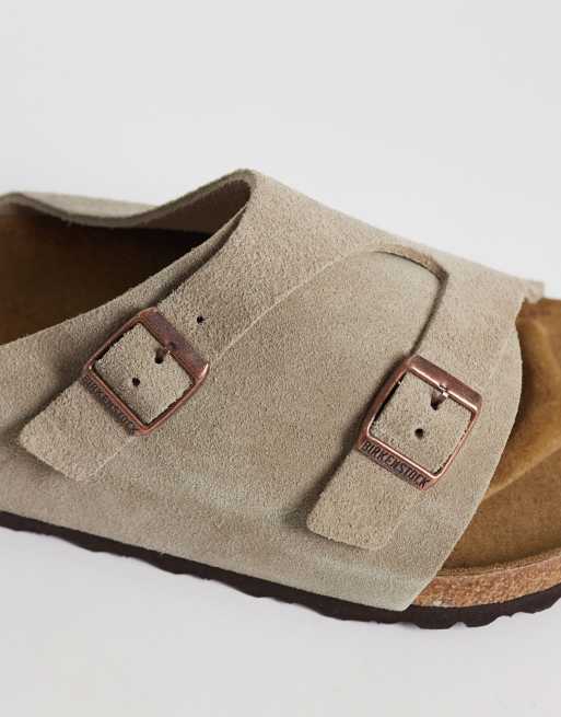 Birkenstock Zurich sandaler i taupe, 3 af 4