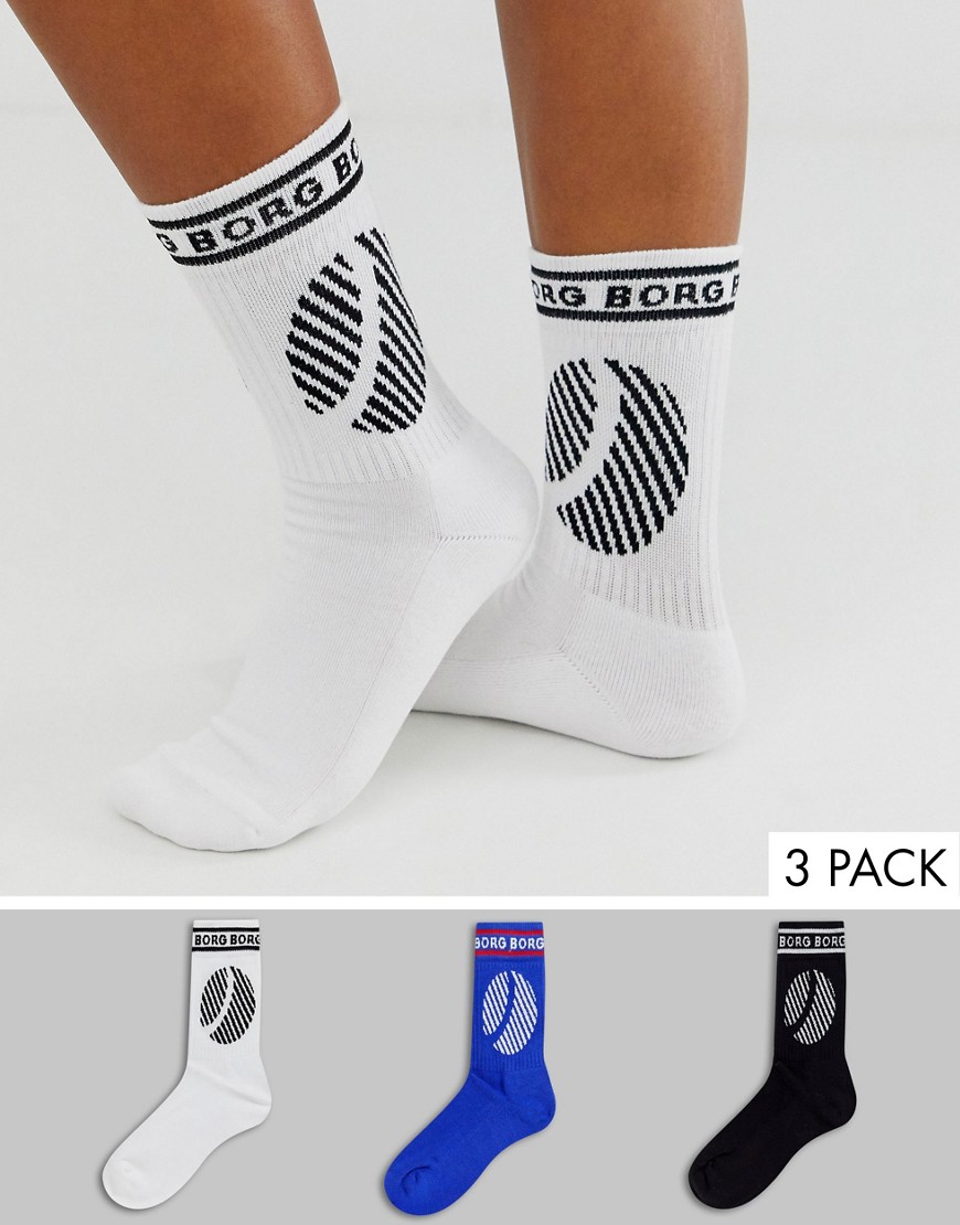 Bjorn Borg Sport Ankle Socks-Multi